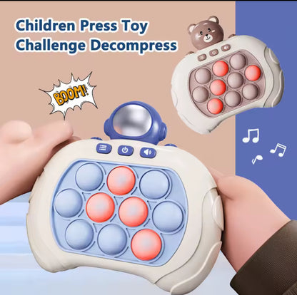 Juego pop it Electronico juguete,con más de 200 niveles, Antiestres/ controla con botones, para niños.