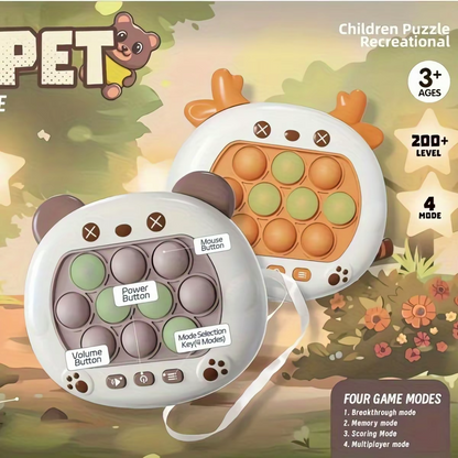 Juego pop it Electronico juguete,con más de 200 niveles, Antiestres/ controla con botones, para niños.