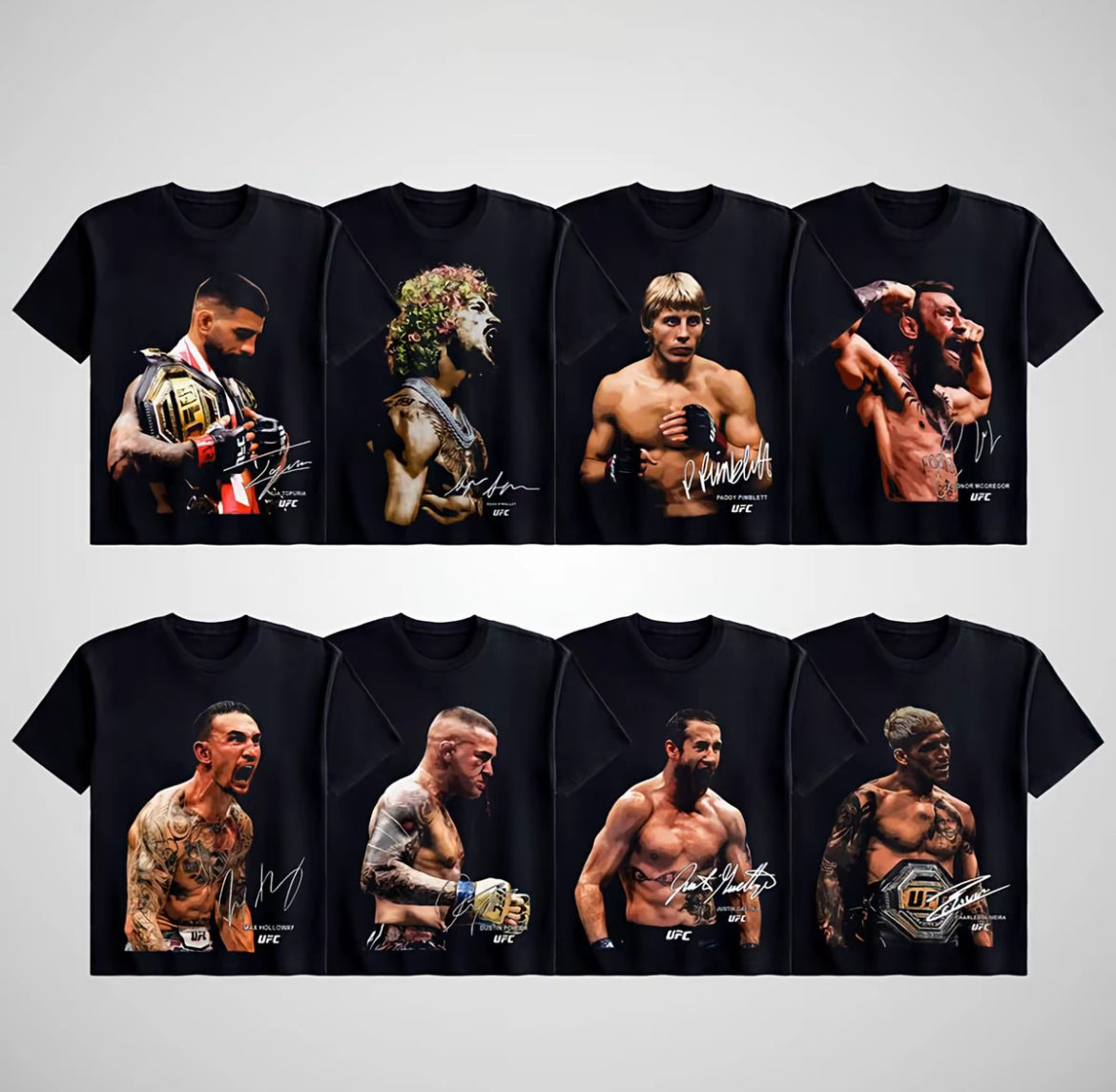 Playera Oversize UFC/ Elige a tu peleador favorito