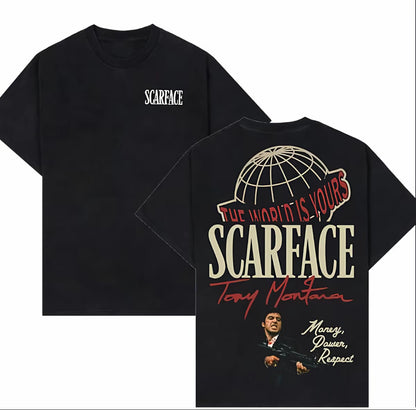 Playera de Scareface con estilo unico, ligera y con buenos acabados.